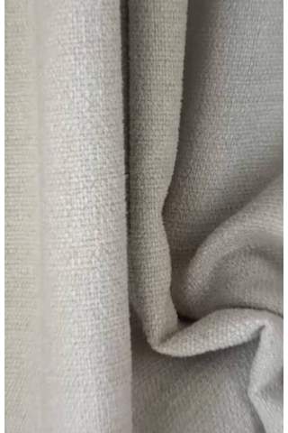 Zenith zand licht beige - Velours linnen look
