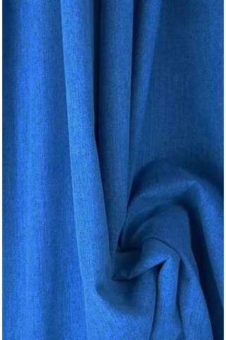 Drape kobalt blauw - lichte velours look