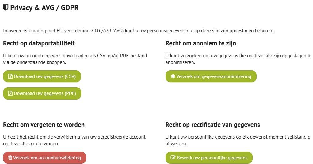 Curtaincy AVG - GDPR