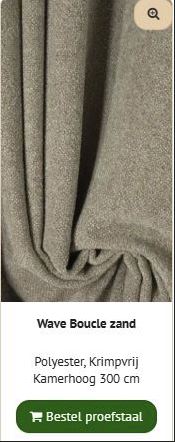 Proefstaal gordijnen bestellen