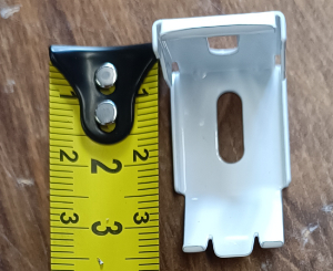 Vouwgordijn bevestiging montage afstand